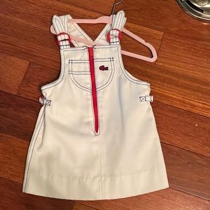 Vintage Lacoste overall dress.